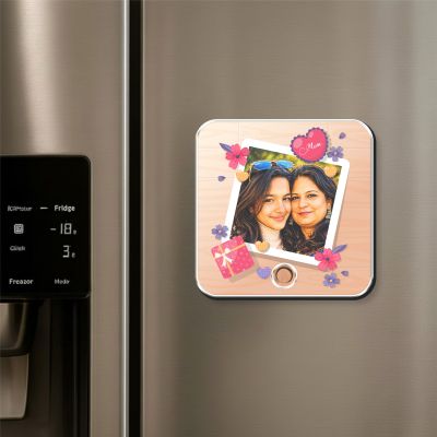 Personalized Mom Photo Musical Fridge Magnet with Speaker Rechargeable Gift